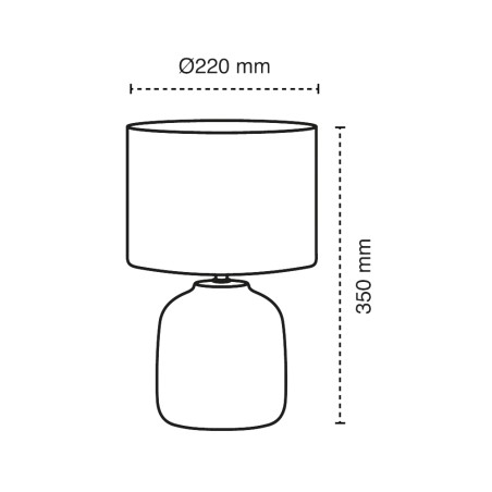 copy of Lámpara de mesa Delfi