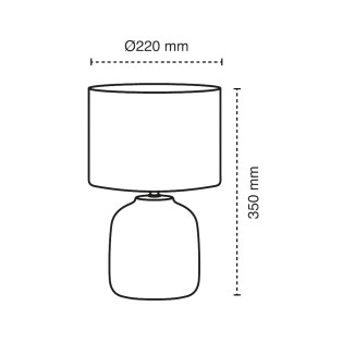 copy of Lámpara de mesa Delfi
