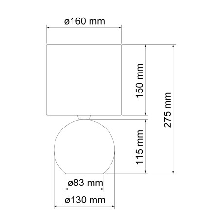 copy of Lámpara de mesa infantil Futbol