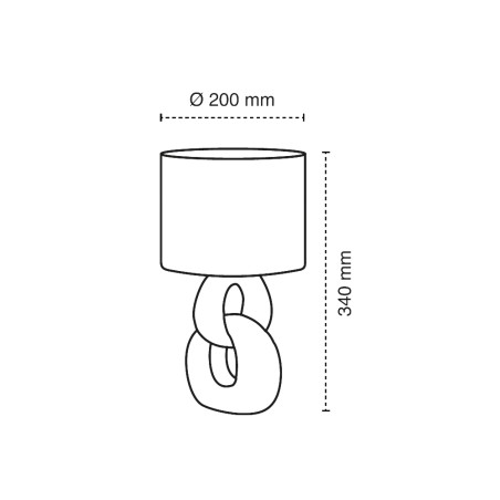 copy of Lámpara de mesa Melie