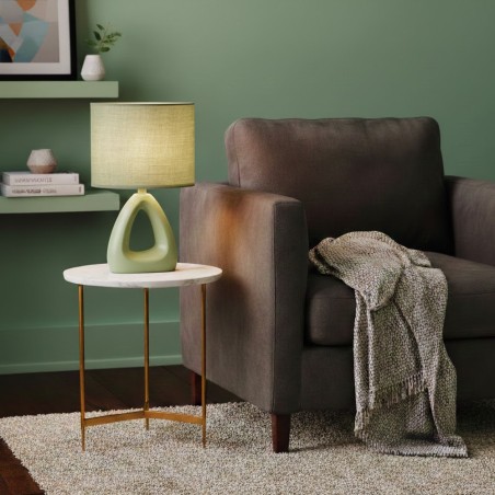 Elor Green Table Lamp