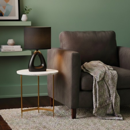 Elor Black Table Lamp