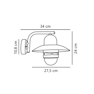 Outdoor Wall Light Nibe II