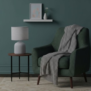 Larna Grey Table Lamp