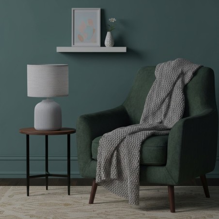 Larna Grey Table Lamp