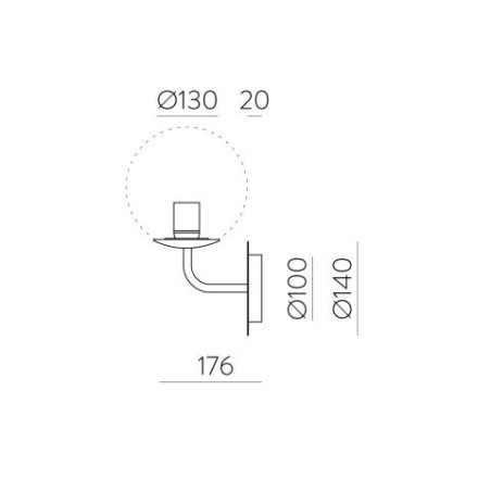Wall lamp Parma