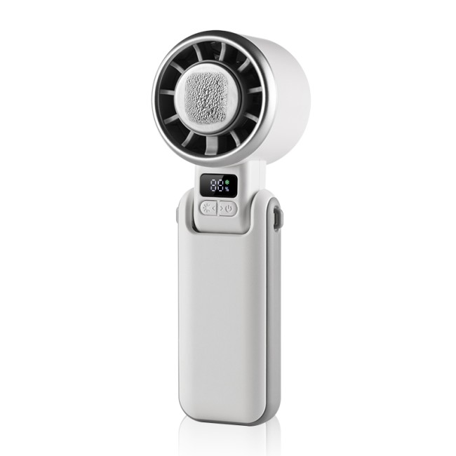 Glasi White Handheld Fan, 5 Speeds