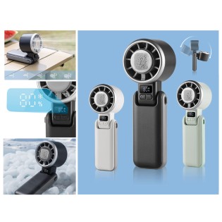 Glasi Black Handheld Fan, 5 Speeds