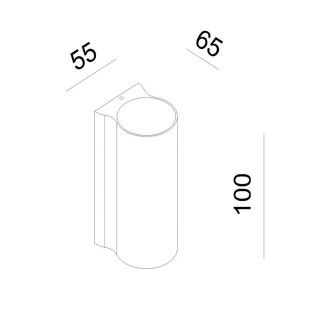 Outdoor LED wall lamp Akra (6W)