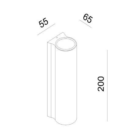 Outdoor LED wall lamp Akra (6.5W)