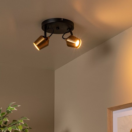 Regleta de techo Emile (2 luces)