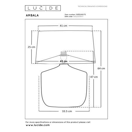 Lámpara de mesa Ambala II