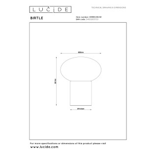 Lámpara de mesa Birtle II