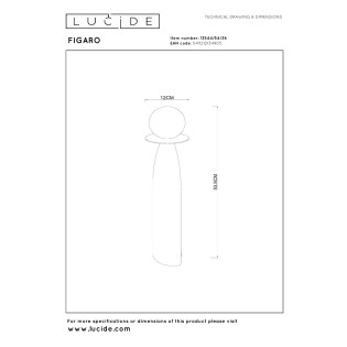 Lámpara de mesa Figaro III