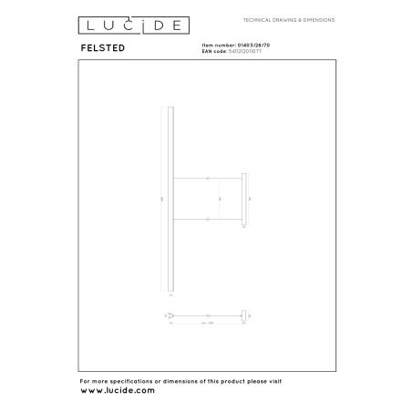 Felsted LED Pendant Lamp (28W)