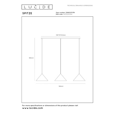 Spitze I Pendant Lamp (3 lights)
