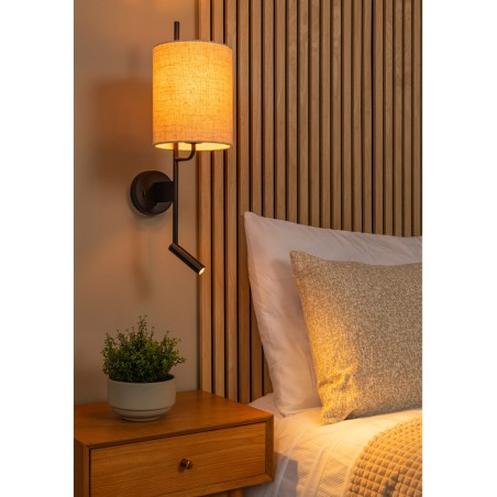 Aplique de pared con lector Magic