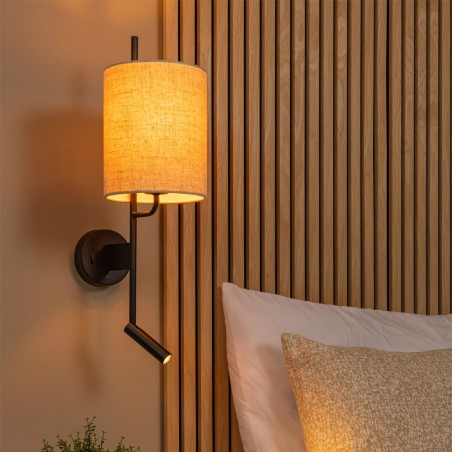 Aplique de pared con lector Magic