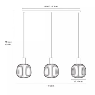Esterel I Pendant Lamp (3 lights)