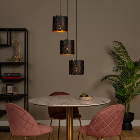Lámpara colgante Almelo II (3 luces)