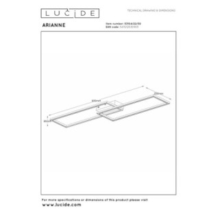 Arianne II LED Ceiling Light (23W)