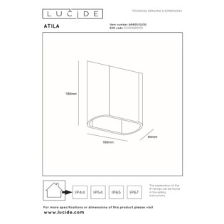 Outdoor LED Applique Atila I (5W)