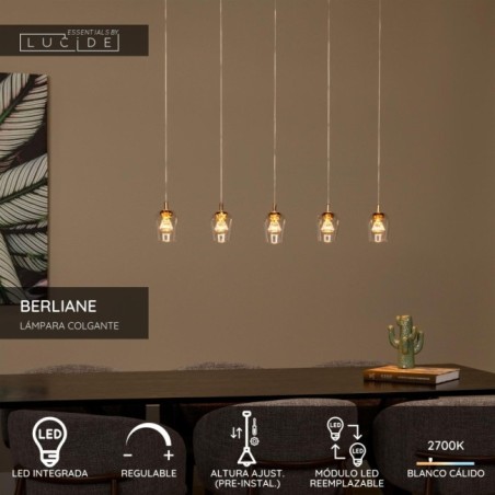 Berliane I LED Pendant Lamp (5x4W)