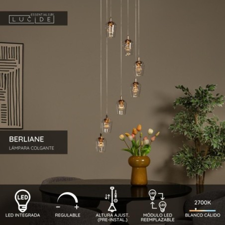 Berliane LED Pendant Lamp (7x4W)