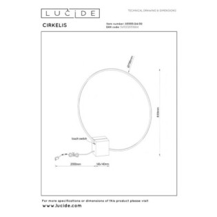 LED Table Lamp Cirkelis (24W)