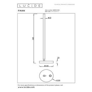Finan LED Table Lamp (12W)