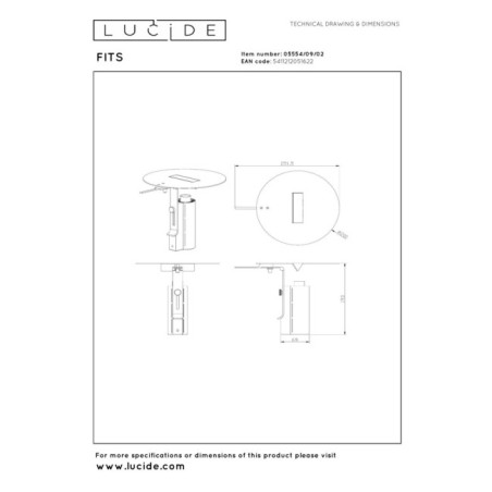 LED Table Lamp Fits (7W)