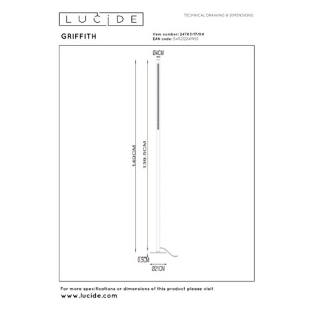Griffith LED Table Lamp (18W)