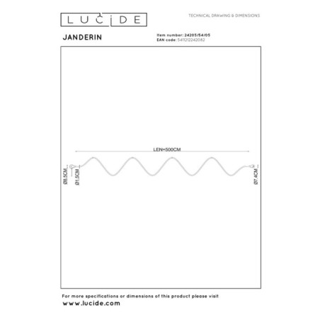 Janderin LED Wall Sconce (48W)