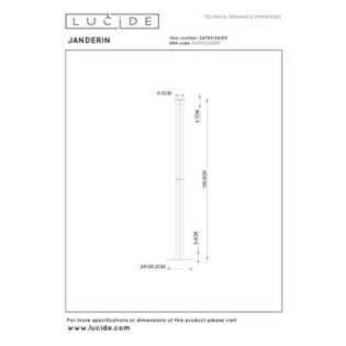 Janderin LED Table Lamp (17W)