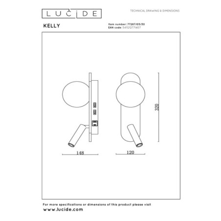 LED Wall Sconce Kelly (3.5W)
