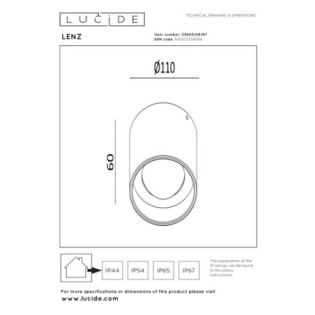 Outdoor LED Spotlight Lenz (8W)