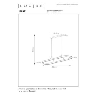 LED Pendant Lamp Liane (40W)