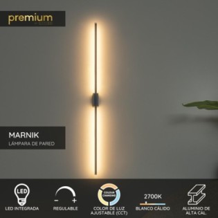 Aplique de pared LED Marnik...