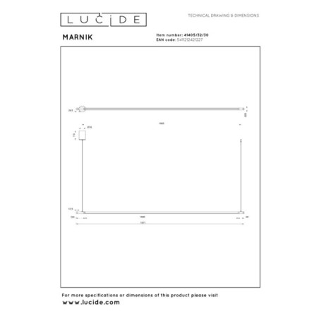 Marnik LED Pendant Lamp (24W)