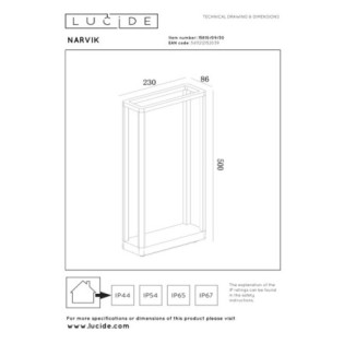 Outdoor LED Beacon Narvik (9.2W)