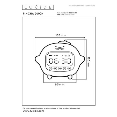 Sobremesa LED Pincha duck (1.5W)