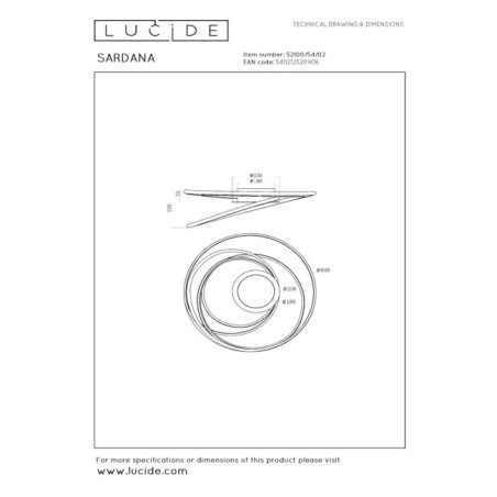LED Ceiling Panel Sardana (54W)