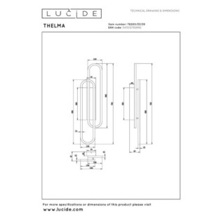 Thelma LED Wall Lamp (35W)