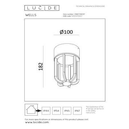 Outdoor LED Ceiling Light Wells (8W)