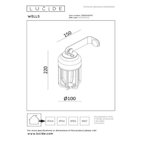 Outdoor LED Wall Light Wells (5W)