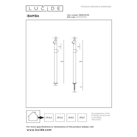 Ibamba II Outdoor LED Beacon (6W)