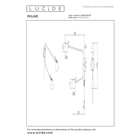 Milne II LED Wall Light (8W)