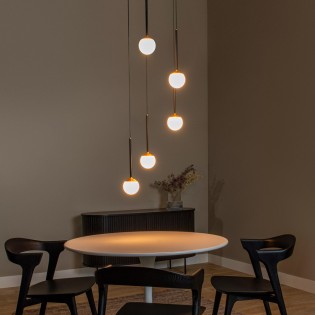 Lámpara colgante LED Calina...