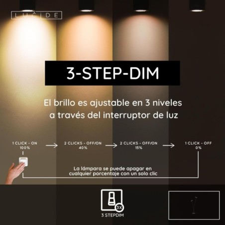 Lámpara de mesa Duarte (2 luces)