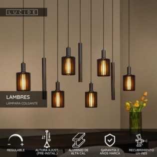 Lambres pendant lamp (6 lights)